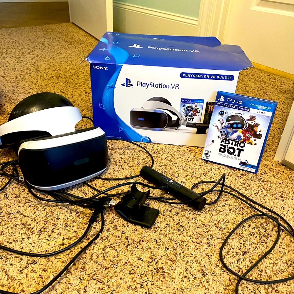 PlayStation VR headset.